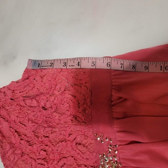 NWT Adrianna Papell Sleeveless Lace Dress Size 16 - Picture 7 of 7